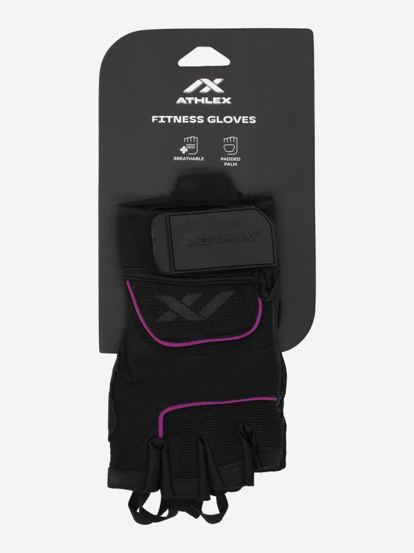 фото Перчатки для фитнеса athlex, черный