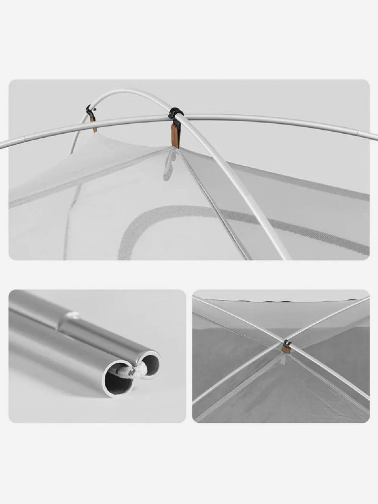 Палатка Naturehike CNK2300ZP024 Yunchuan-Pro Ultra-Light 4 Seasons трекинговая трехместная