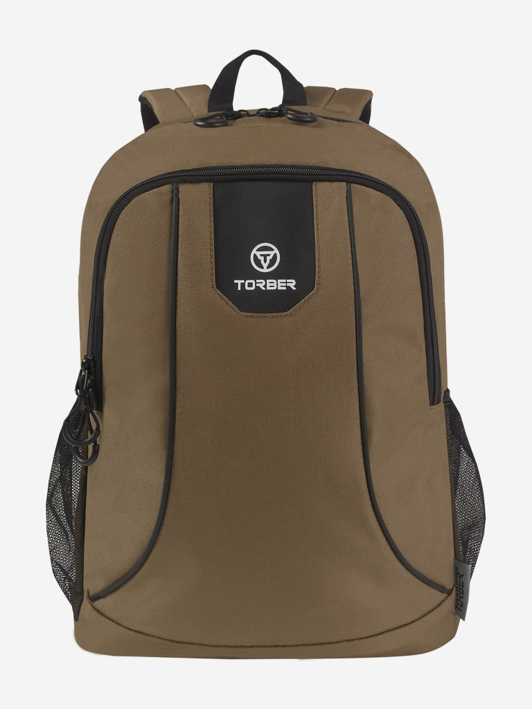 Рюкзак TORBER ROCKIT с отделением для ноутбука 15,6", коричневый, полиэстер 600D, 46 х 30 x 13