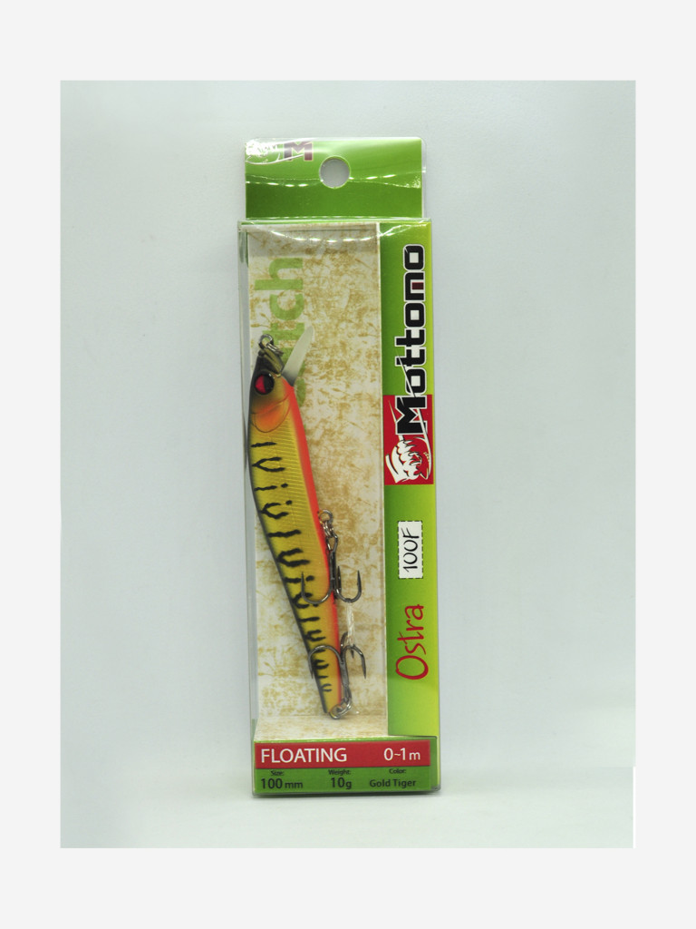 Воблер Mottomo Ostra 100F 10g Gold Tiger