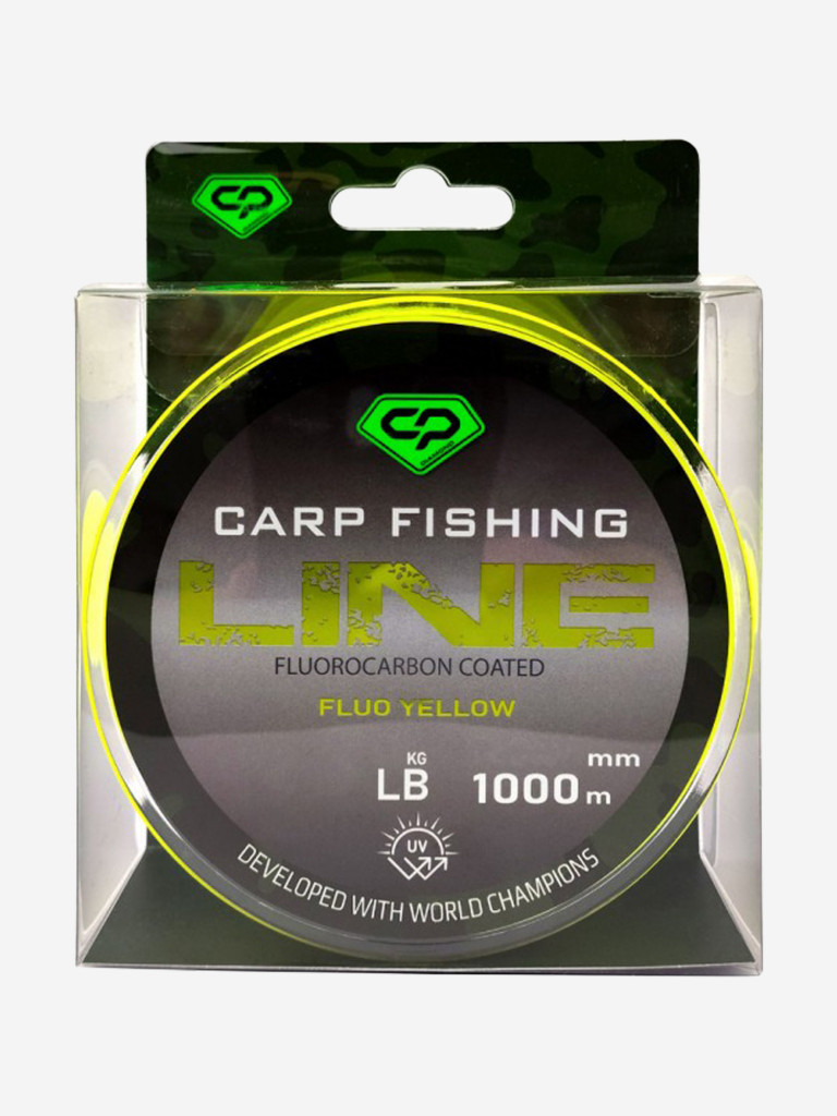 Леска Fluorocarbon Coated Fluo Yellow CARP PRO 1000м 0,331мм