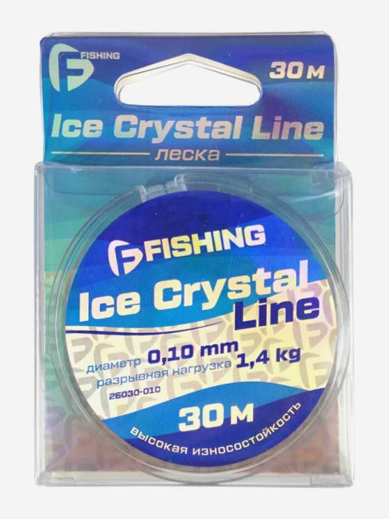 Леска F-FISHING Ice Crystal Line 30м 0,10мм
