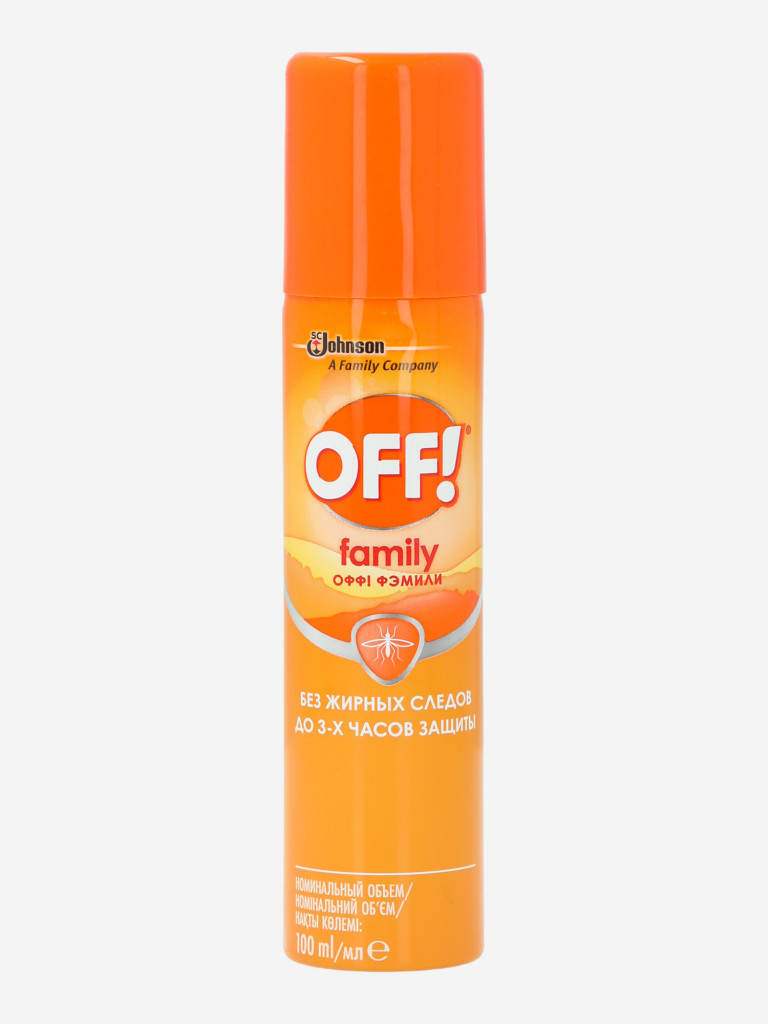 Аэрозоль от комаров OFF! Family, 100 мл