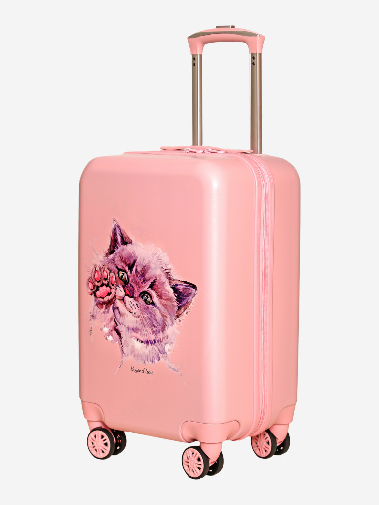 Чемодан детский BEYOND TIME G201 Милый котик розовый