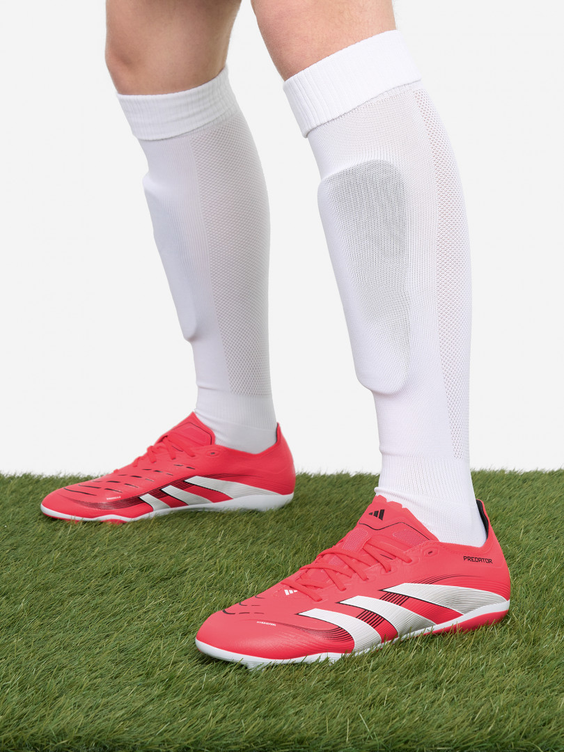 фото Бутсы мужские adidas predator league fg/mg, красный
