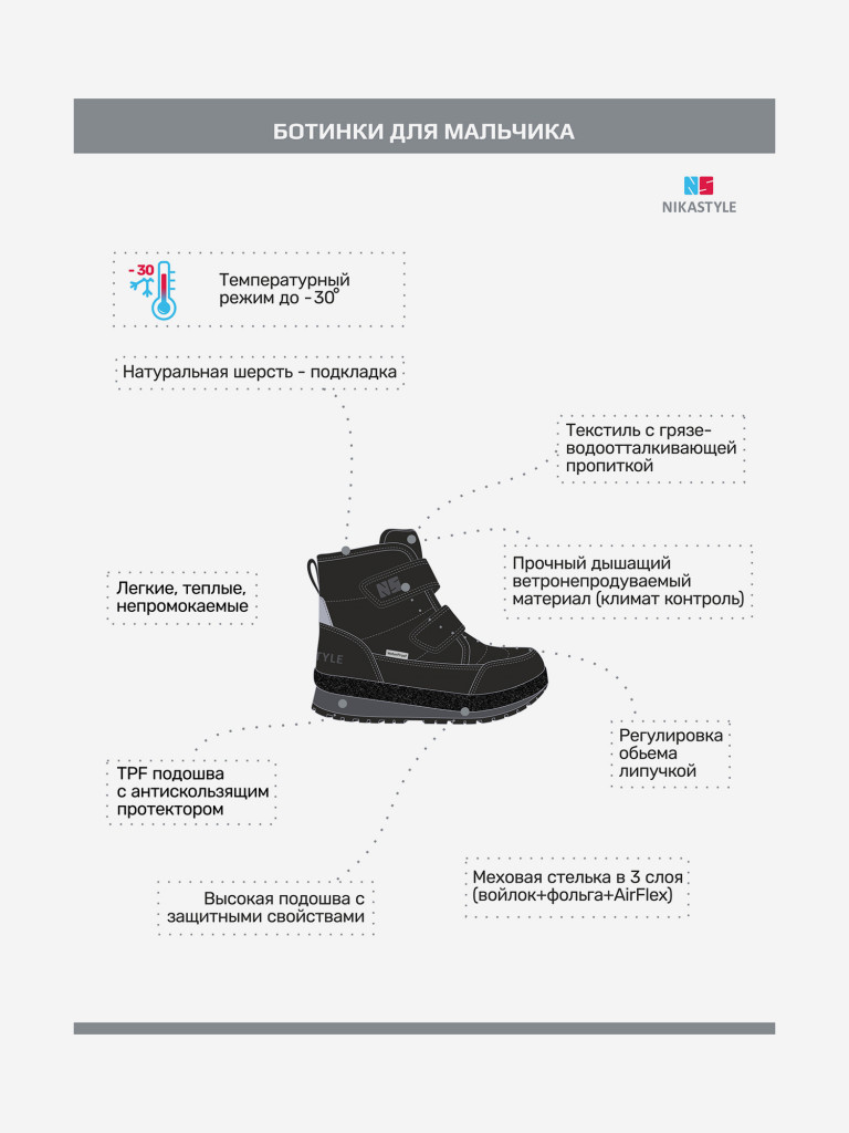 Ботинки NIKASTYLE