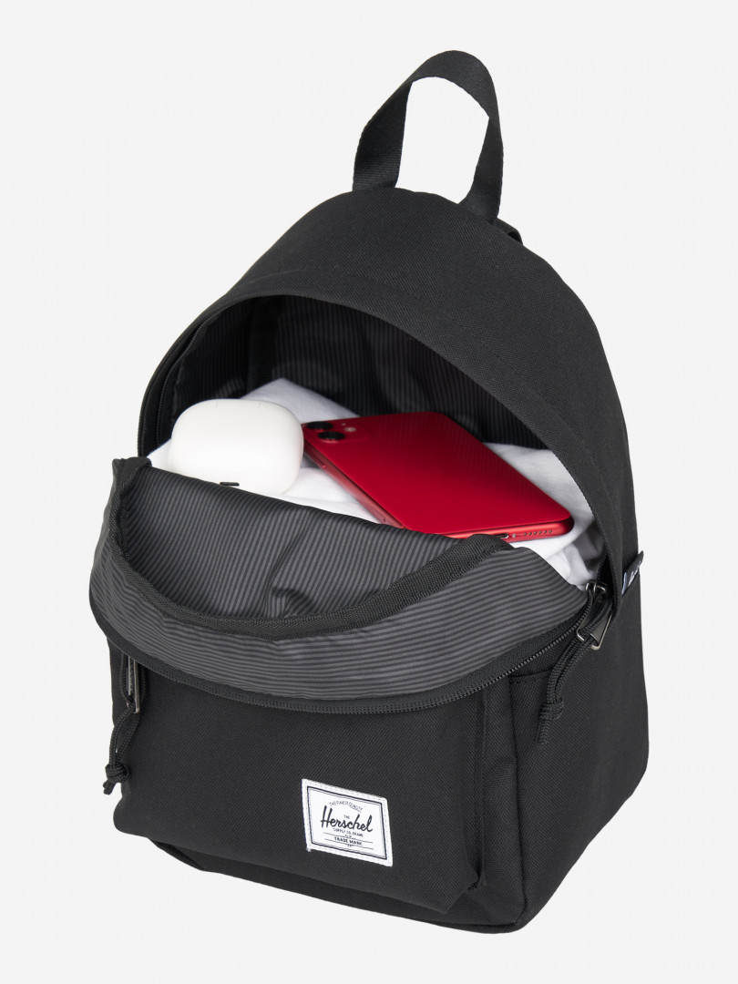 Рюкзак женский HERSCHEL Classic Mini 31076610299 Черный, размер Б, р, фото 9