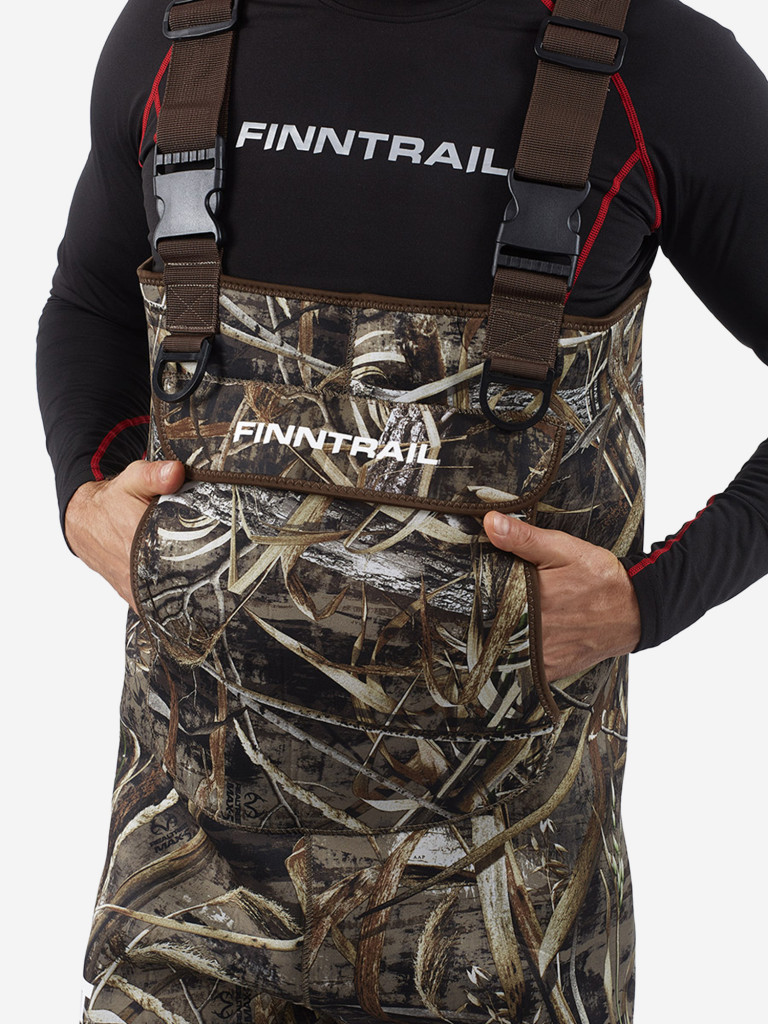 Вейдерсы мужские мембранные FINNTRAIL Blackwater с сапогом