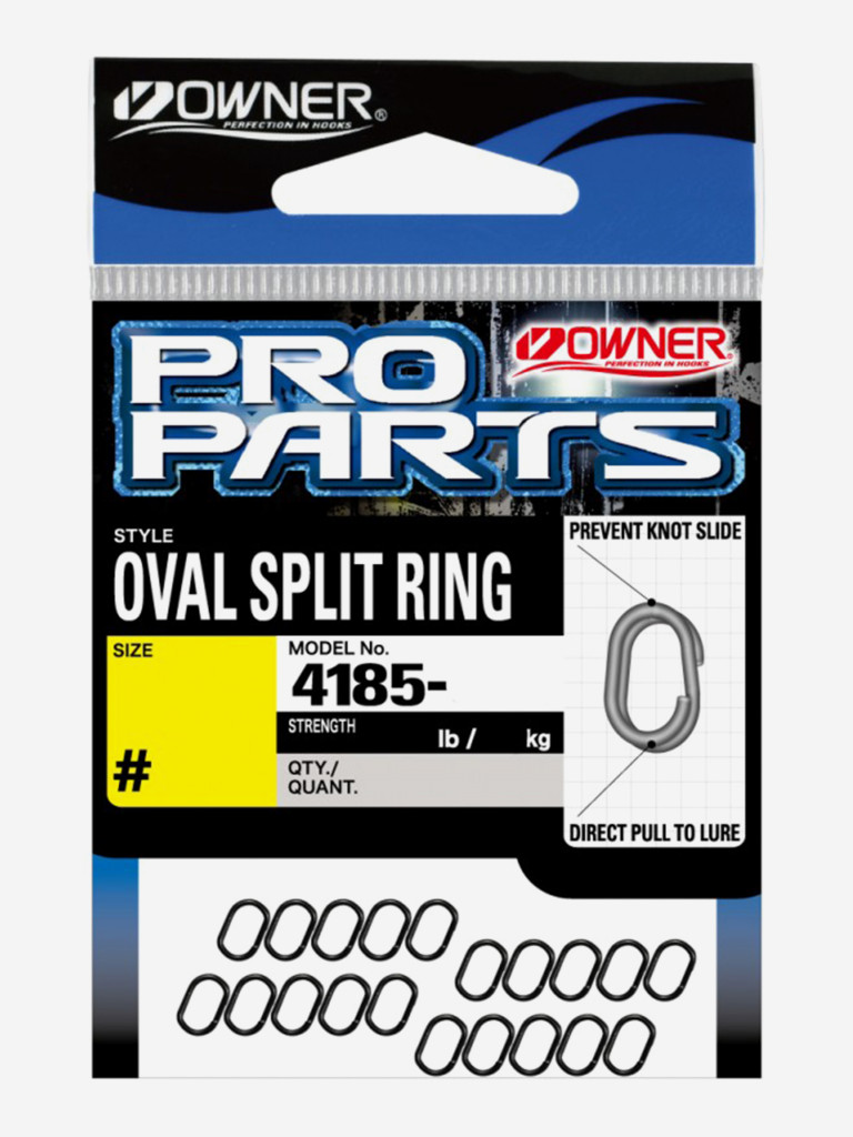 Кольцо заводное OWNER Oval Split Ring №3 20шт