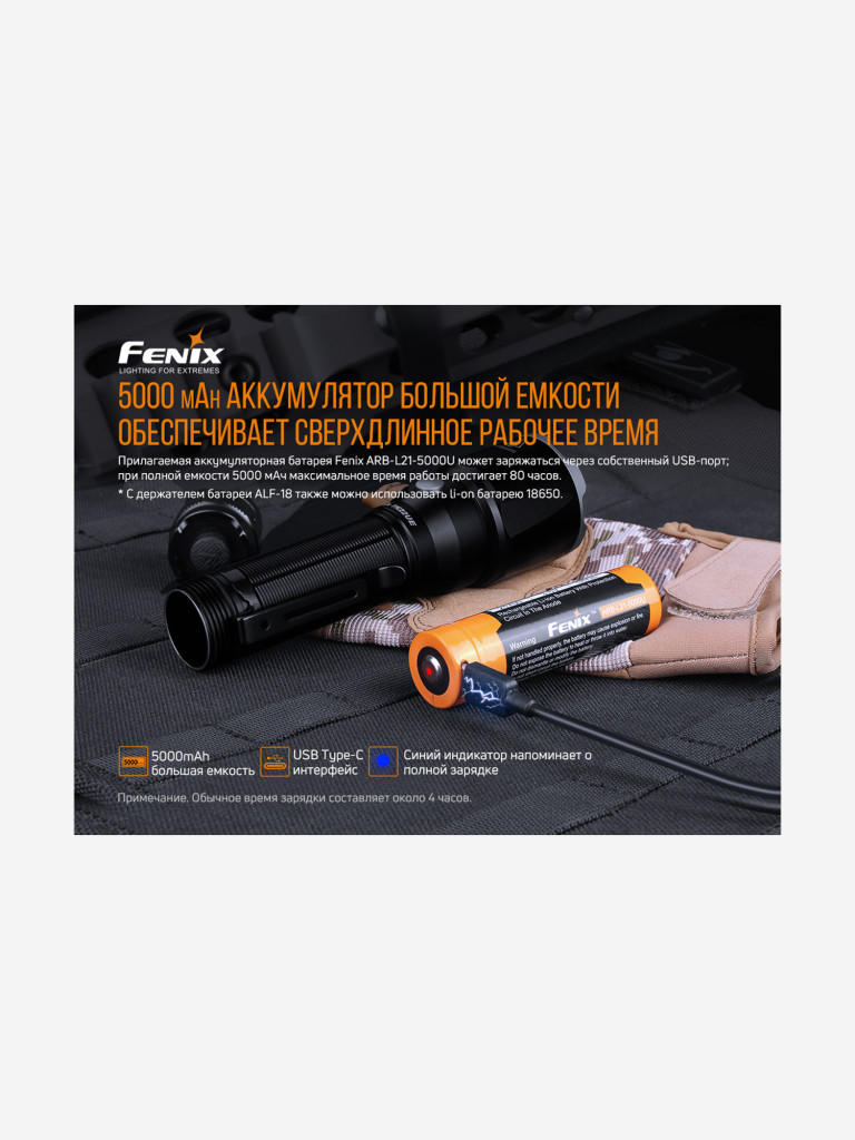 Фонарь Fenix TK22 UE, TK22UE