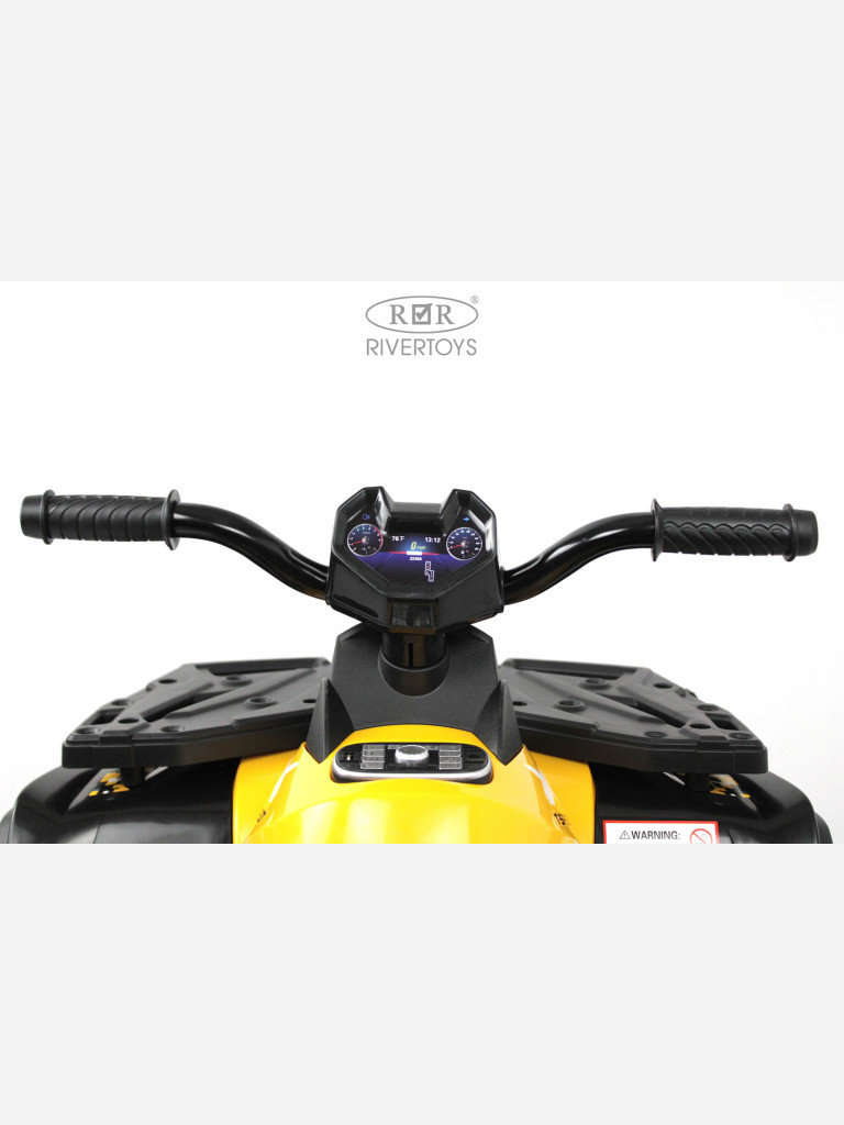Детский электроквадроцикл RIVERTOYS T001TT 4WD желтый