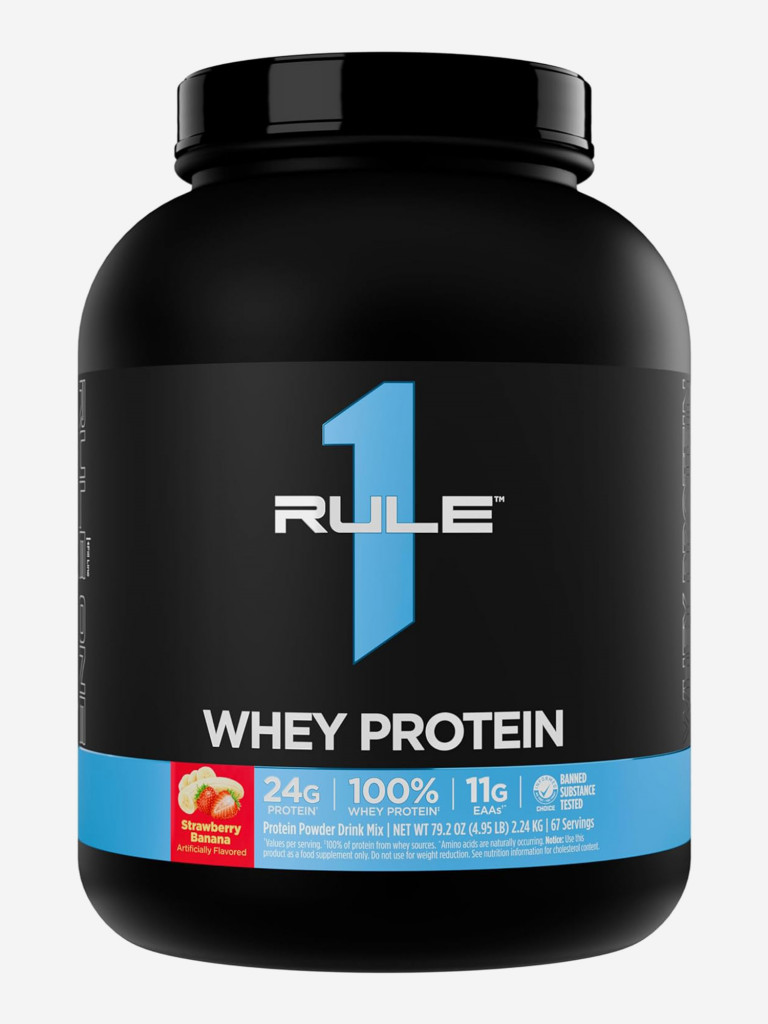 Протеин Rule 1 Вей, 2240 г, Клубника-банан