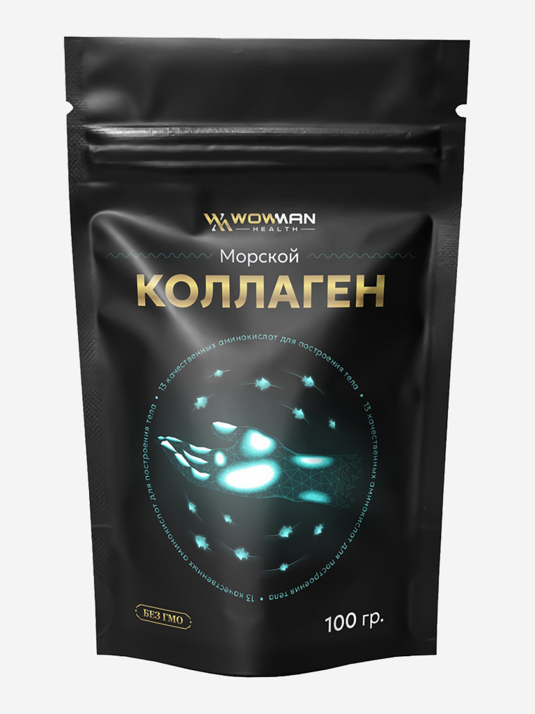 Коллаген морской WowMan WMGF1007, 100 гр.