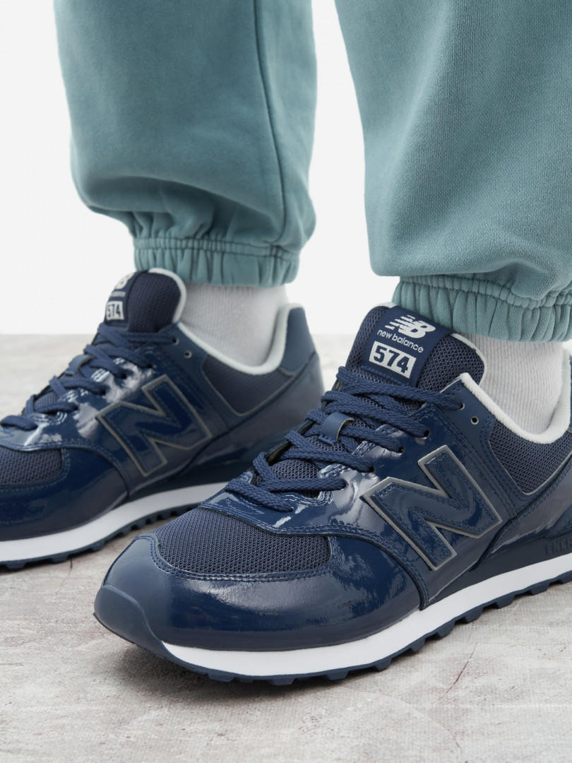 Кроссовки New Balance 574 30645820299 Синий, размер 44.5,40.5,41,41.5,45.5,44,43.5,43,42, фото 9