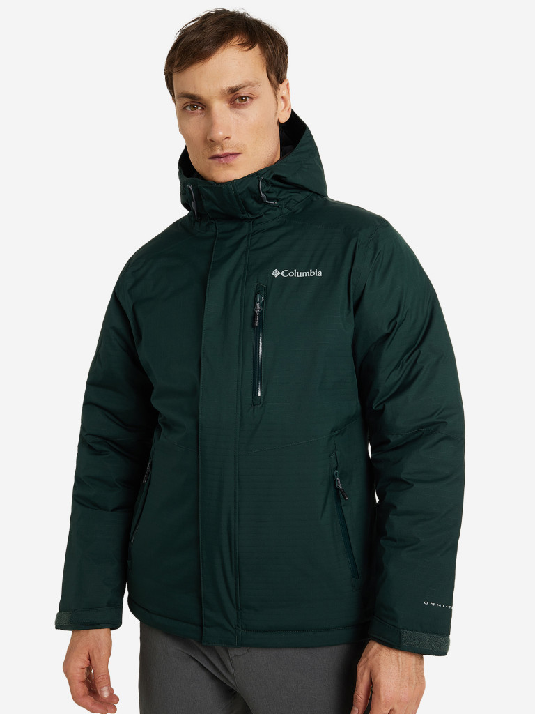 Куртка утепленная мужская Columbia Oak Harbor Insulated Jacket  темно-зеленый цвет — купить за 6299 руб. со скидкой 70 %, отзывы в  интернет-магазине Спортмастер