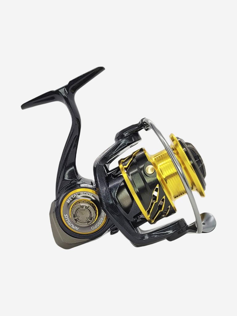 Катушка для спиннинга Nautilus AVIOR 4000-PG, катушка для удочки с передним фрикционом