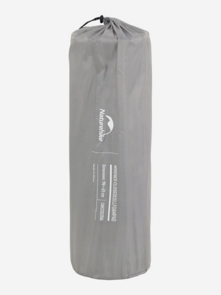 Коврик туристический Naturehike 193х65х1,8 см, IXPE, серый