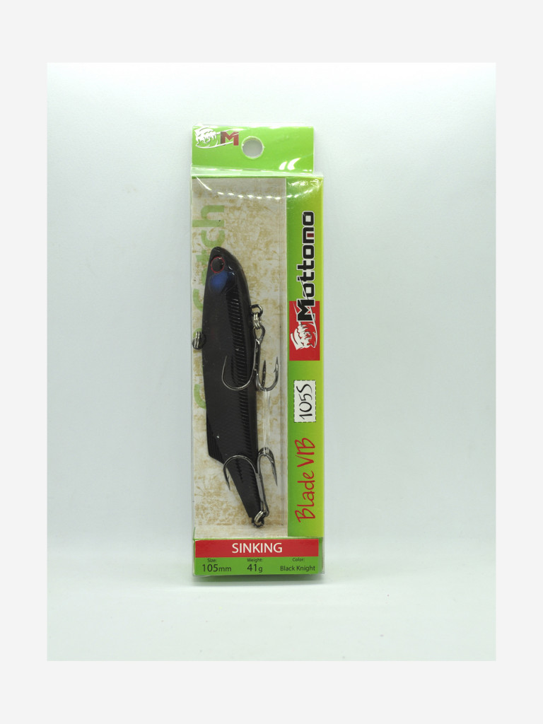 Воблер Mottomo Blade VIB 105S 41g Black Knight