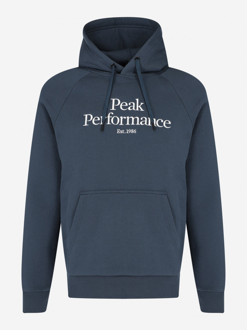 фото Худи мужская peak performance original, синий