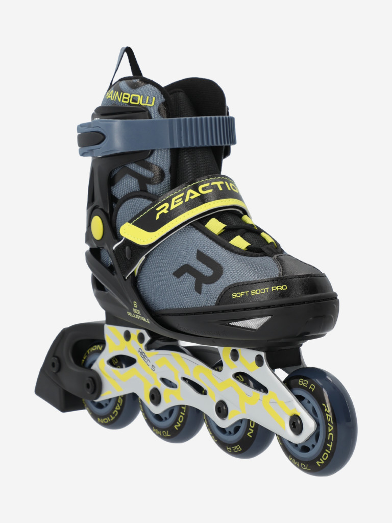 Роликовые коньки детские раздвижные Reaction Rainbow boy