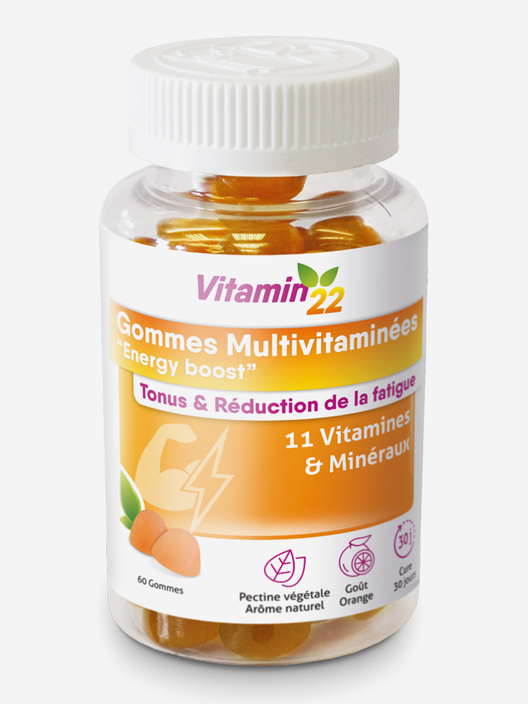 VITAMIN' 22 GOMMES MULTIVITAMINEES / ВИТАМИН' 22 ПАСТИЛКИ МУЛЬТИВИТАМИН (жевательные пастилки массой 2,3 г), 60 шт.