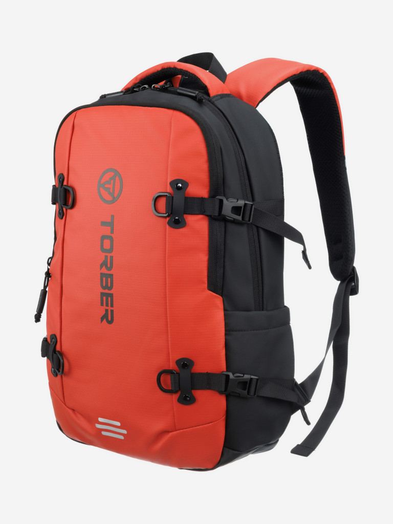 Рюкзак спортивный TORBER Xtreme 18" оранжевый/чёрный 17л