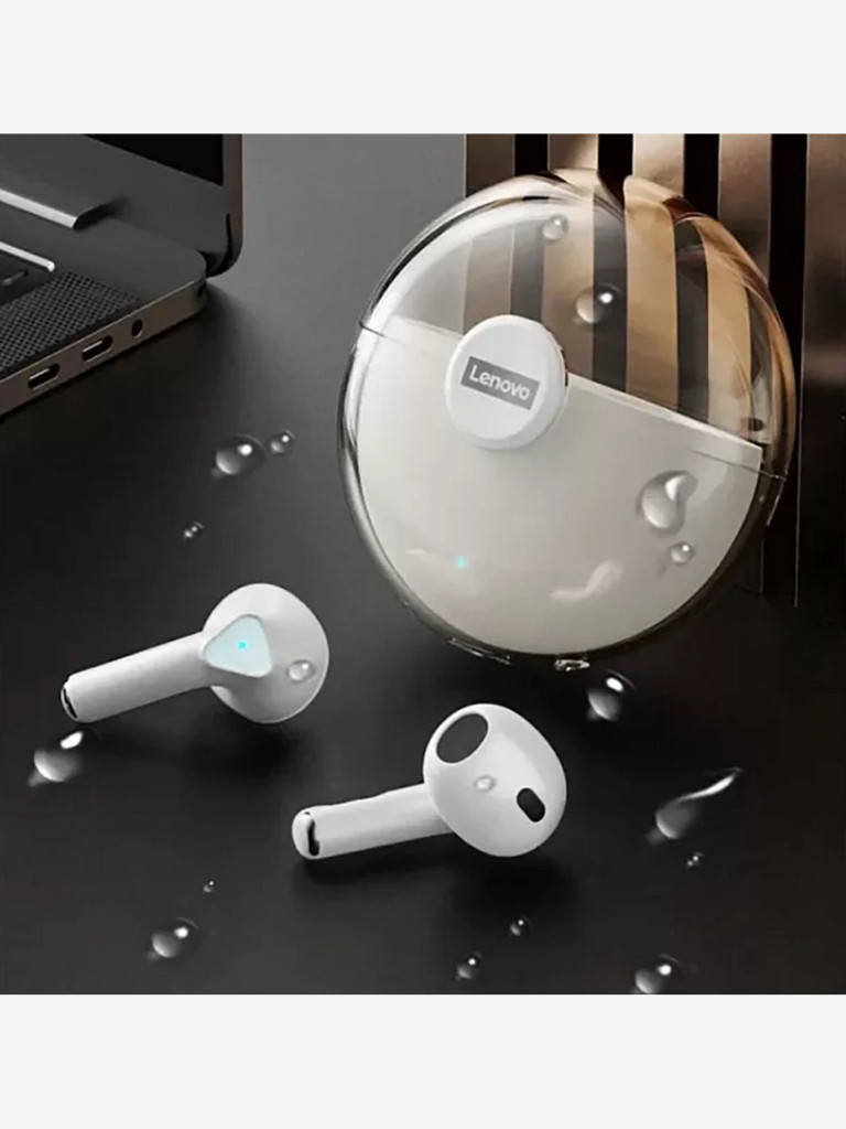 Беспроводные наушники Lenovo LP80 Pro Live Pods TWS белые