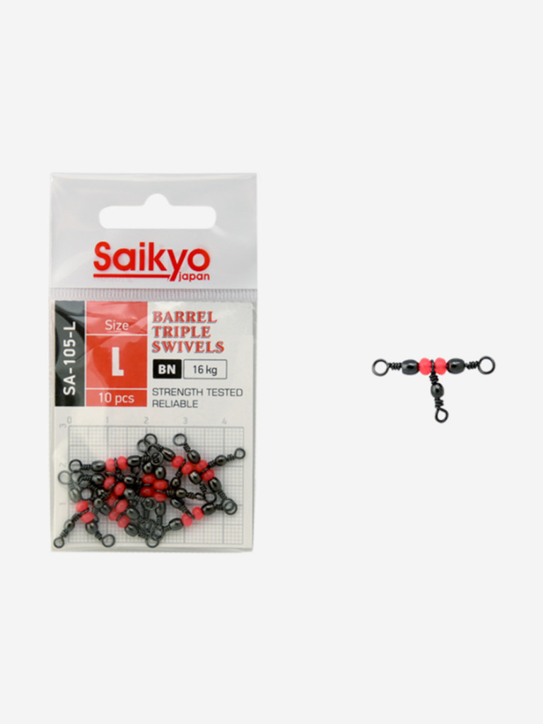 Вертлюг Saikyo SA-105-L ( 1упк. по 10 шт.)