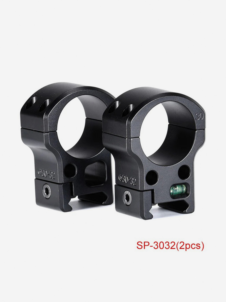 Кольца Sunwayfoto SP-3032 (2шт) на Weaver/Picatinny, 30мм, средние, черные, матовые