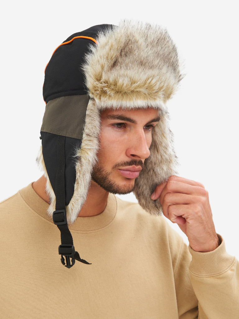 Шапка-ушанка зимняя мужская Huntsman Siberia Breathable меховая мембранная