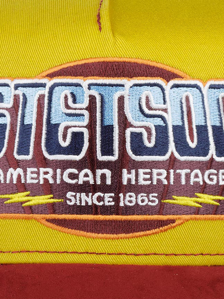 Бейсболка с сеточкой STETSON 7751189 TRUCKER CAP AMERICAN HERITAGE MASTER (желтый)