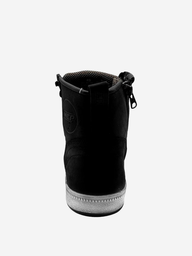 Мотоботы мужские MCP POCO LEATHER ZIP, черный
