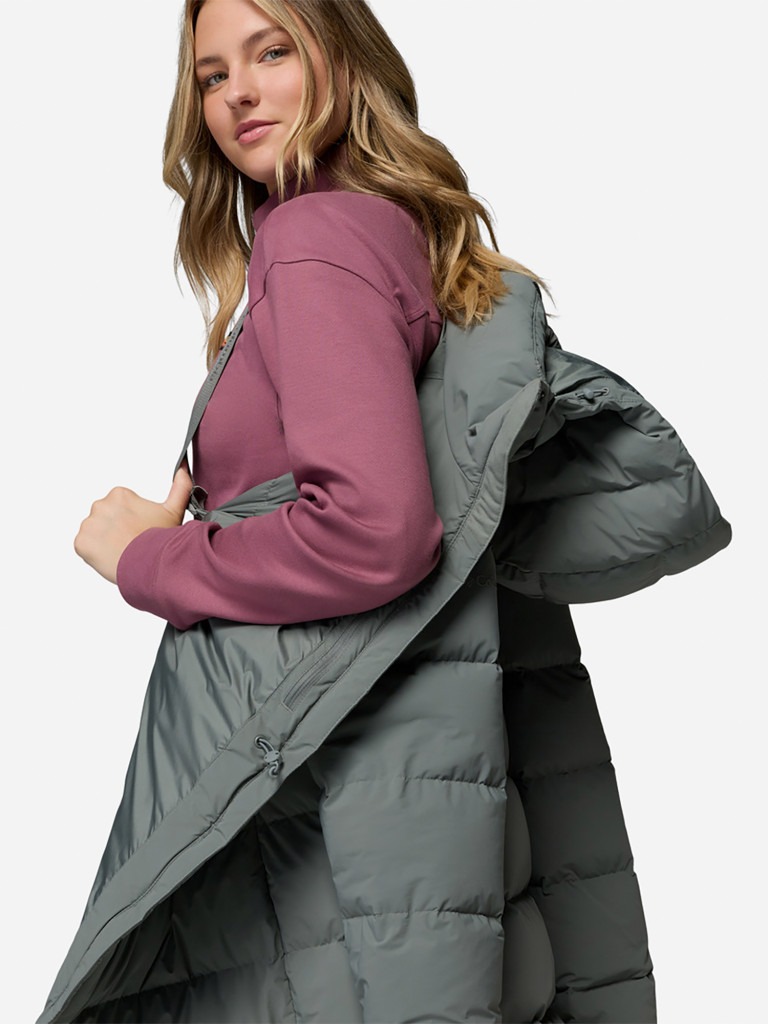 Пуховик женский Columbia Amaze Puff Long Hooded Jacket