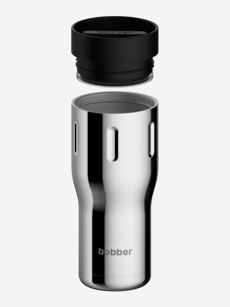 Термокружка вакуумная BOBBER Tumbler 500 мл, крышка 360, тепло до 8 часов, зеркальный
