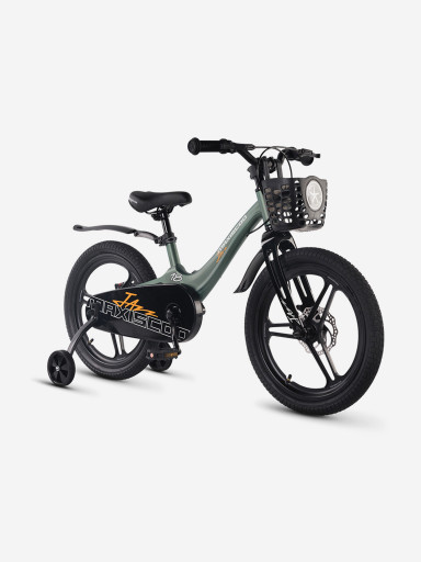 Велосипед детский Maxiscoo JAZZ PRO 18'' зеленый матовый, 2026