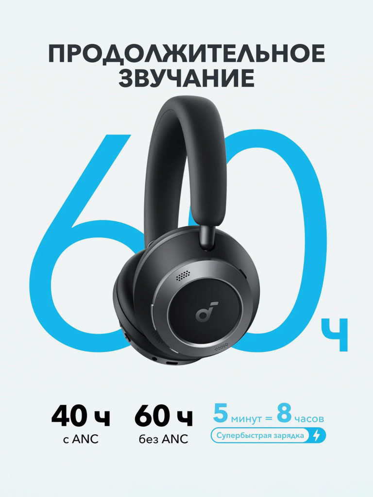 Наушники беспроводные SOUNDCORE Space One Pro