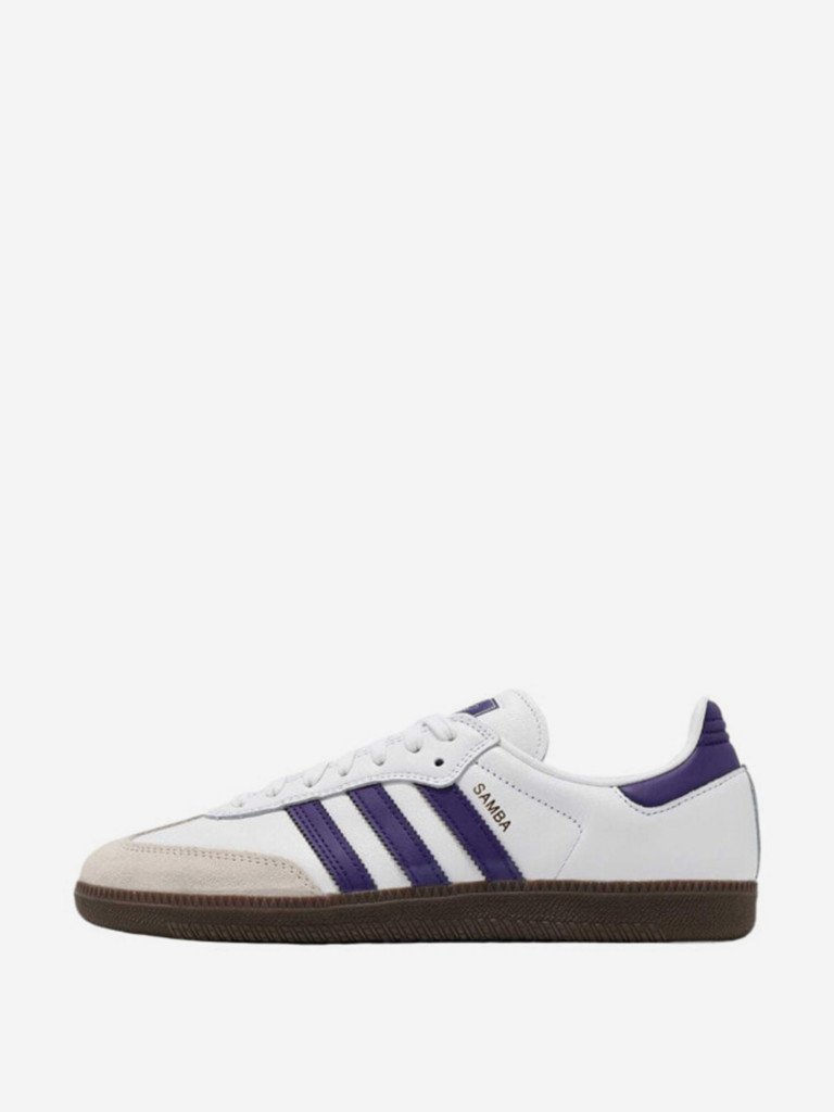Кеды Adidas Samba Adv Cloud White Collegiate Purple