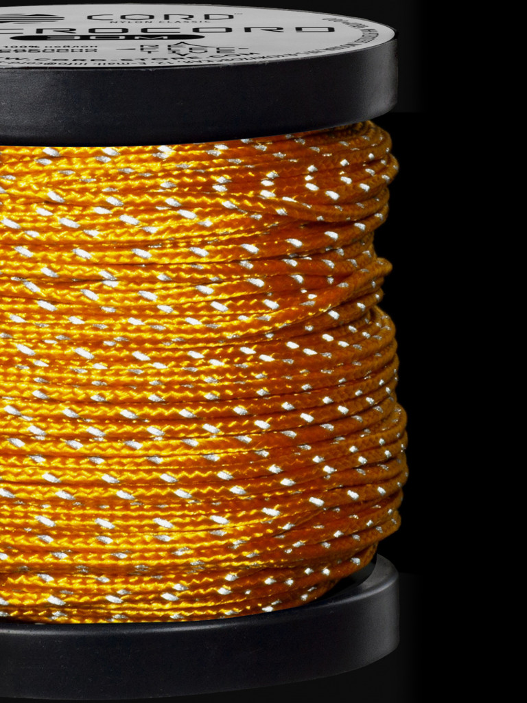 Микрокорд CORD катушка 30м светоотражающий (gold)