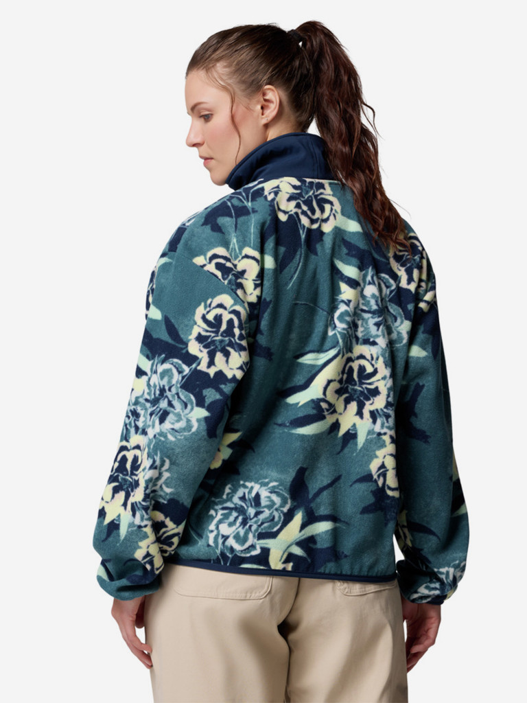 Джемпер флисовый женский Columbia Sequoia Grove Printed Half Zip
