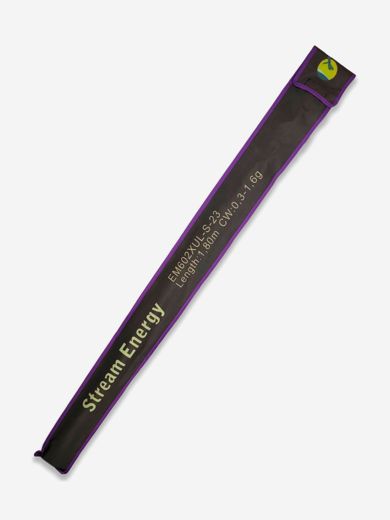 Спиннинг для рыбалки Fish Crystal STREAM ENERGY MORM-S EM602XUL-S-23 (цельная вершинка) 1.80м 0.3-1.6гр, 2 секц.