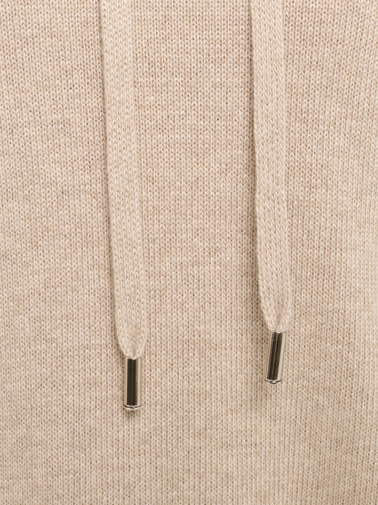 Худи спортивного стиля (свитер) женский ABOUT Lingerie с капошоном из смесовой шерсти