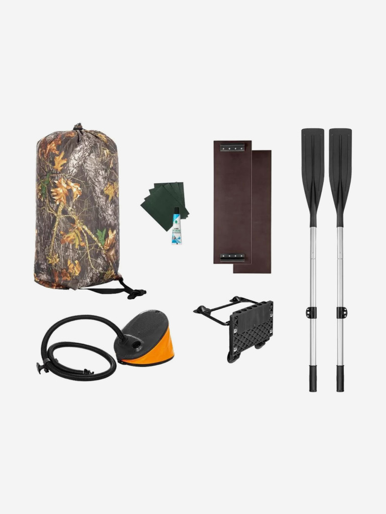 Лодка надувная для рыбалки Тонар Шкипер 280нт зеленый