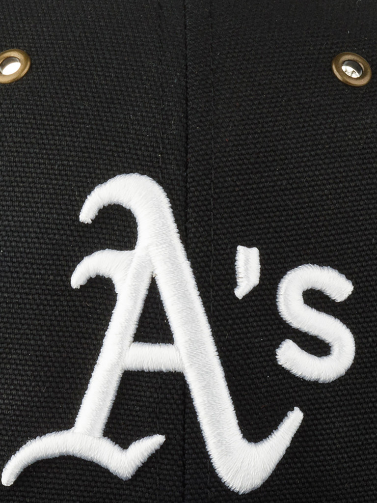Бейсболка с сеточкой 47 BRAND Carhartt collab Oakland Athletics MLB (черный)