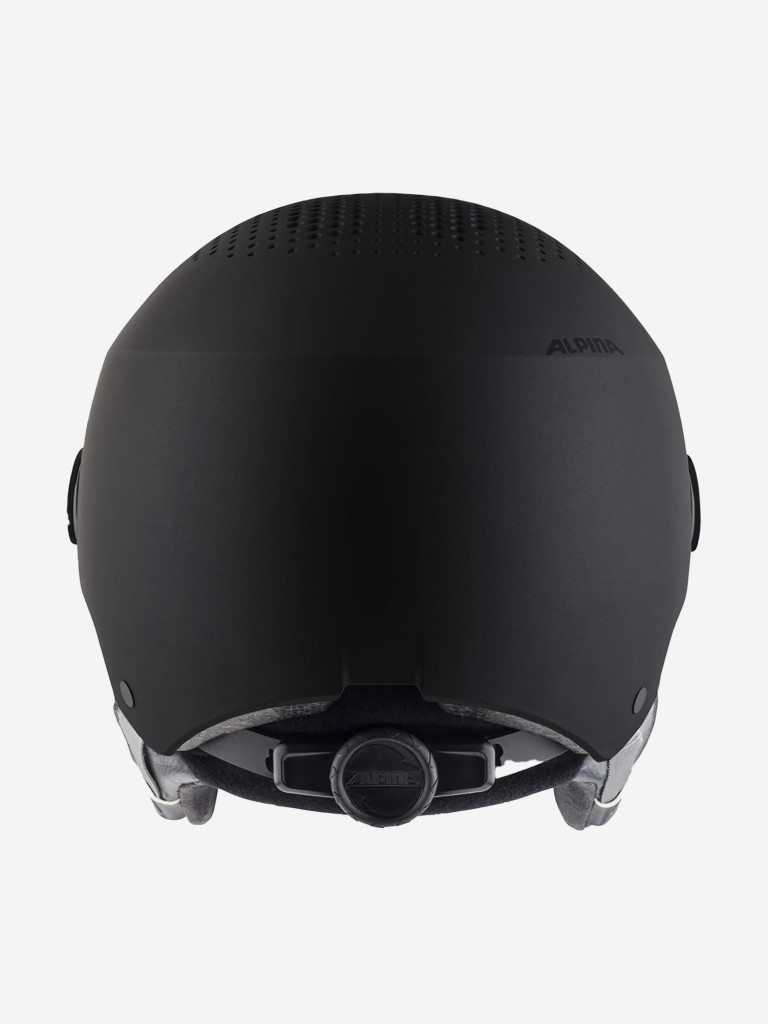 Горнолыжный шлем с визором Alpina Arber Visor Q Lite Black Matt