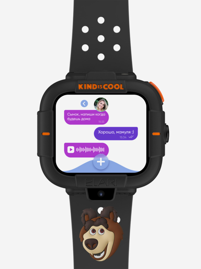 Умные часы детские Elari KidPhone Маша и Медведь