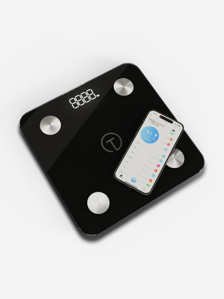 Весы напольные Titan Electronics, SMART 07 Черные