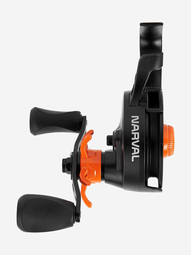 Зимняя катушка Narval Frost Black Ice 2.5:1 3+1BB RH #Black/Orange