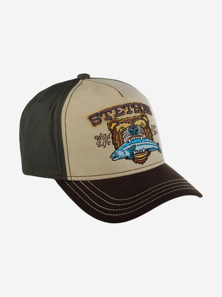 Бейсболка STETSON 7761103 TRUCKER CAP WILD LIFE (бежевый)