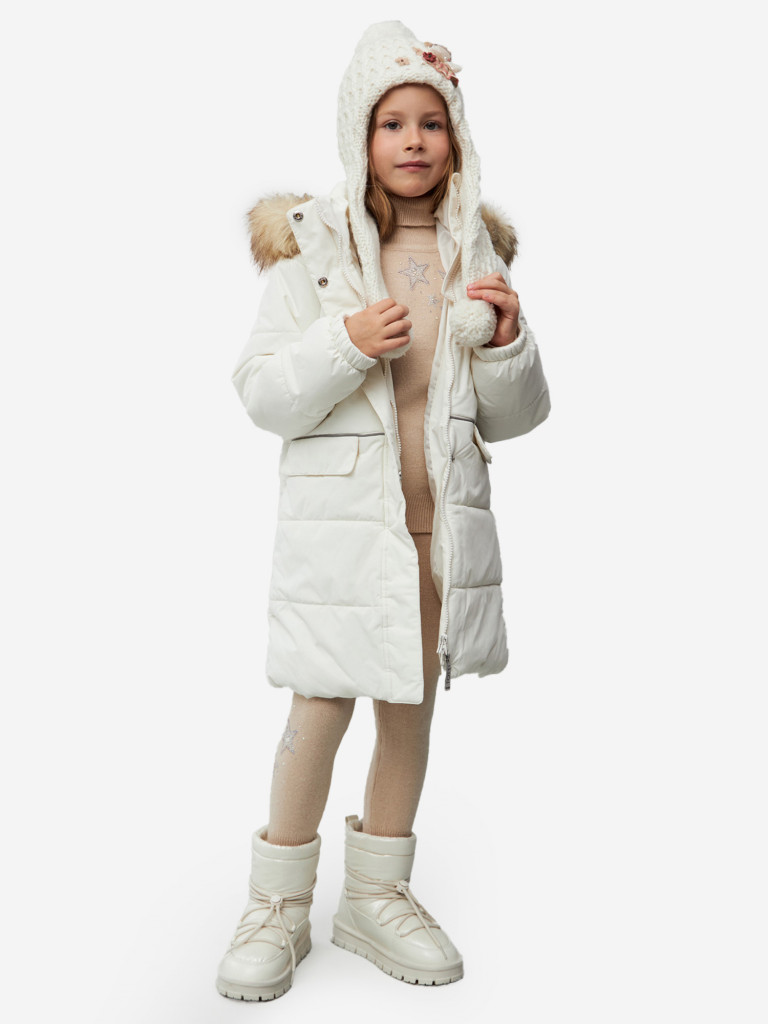 Утепленное пальто для девочек TOTTI KIDS