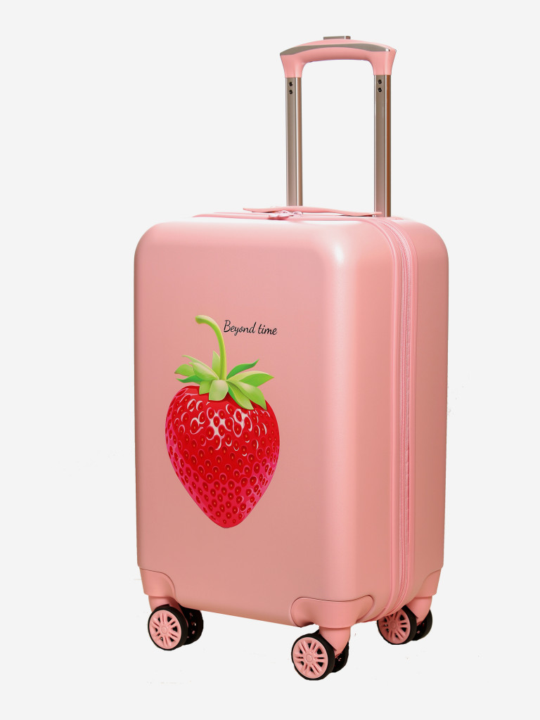 Чемодан детский BEYOND TIME G217 Сочная клубничка розовый